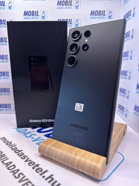 2 Fggetlen, Samsung Galaxy S23 Ultra, 8/256GB fekete, 1 v garis!