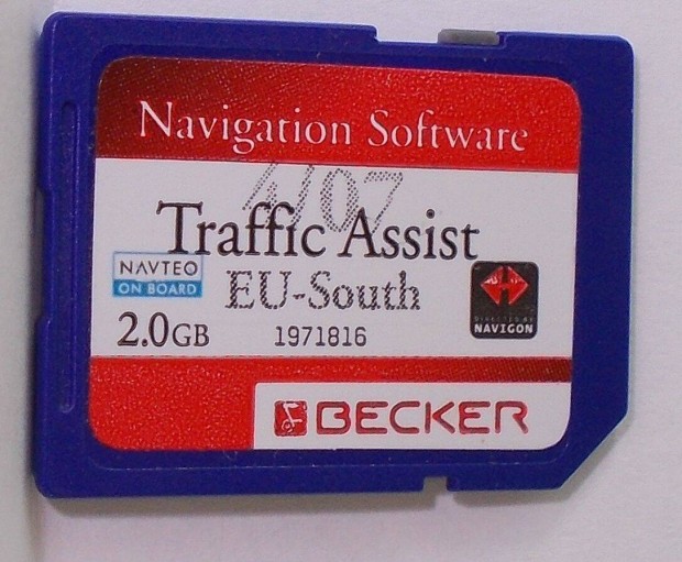 2 GB Traffic Assist SD Memriakrtya