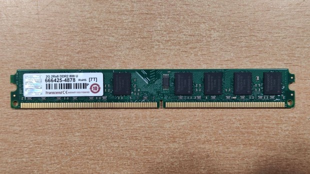 2 GB / 800 MHz DDR2 RAM, Tbb db, 1 v bolti Garancival!!!