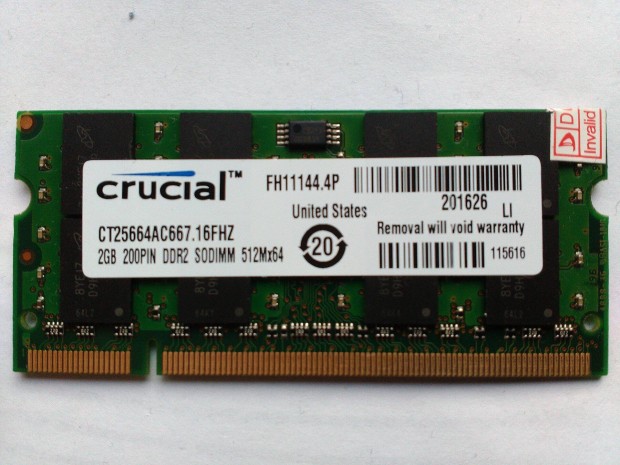 2 Gb DDR II laptop memria