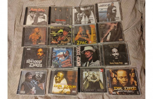 2 Pac,Run Dmc,Dr. Dre,Snoop Dogg,Jay-Z cd-k
