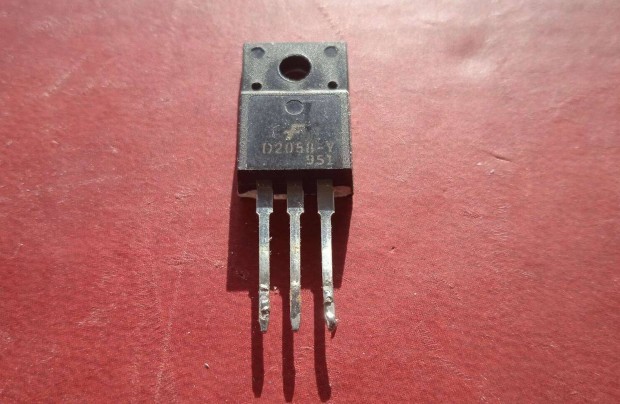2 SD 2058 tranzisztor , 80 V , 3 A , NPN , Fairchild , bontott
