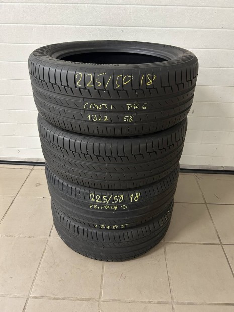 2+ 2db 225/50R18 nyárigumik Conti / Michelin 225 50 r18 225/50 18