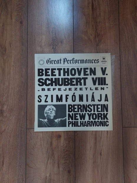 2. Beethoven-Schubert -Bernstein komolyzene bakelit LP nagylemez