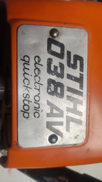 2. Leszervizelt Stihl 038 AV electronic Sthil lappal s lncal