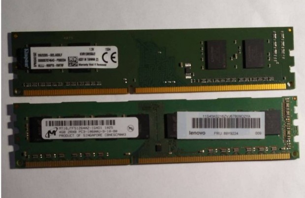 2 * 4 gb ddr3 ram