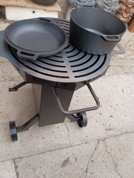 2 az-1 ben ntttvas lbos grill edny kamad smoker kemence serpeny