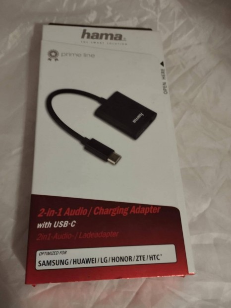 2 az 1-ben USB-C hang s tltadapter Hama