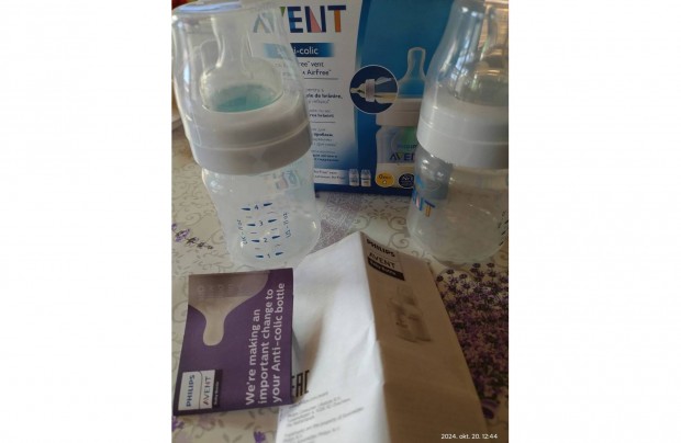 2 cumisveg, j, jszer, Philips Avent anti colic, 0 h+ elad 