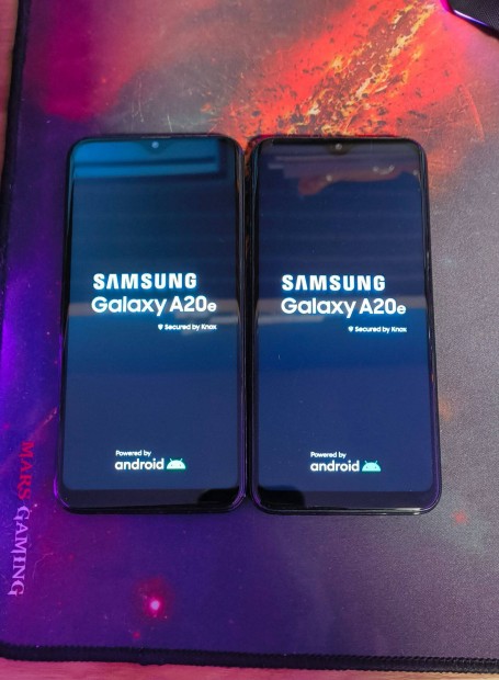 2 darab hasznlt Samsung Galaxy A20e 3GB/32GB telefon elad