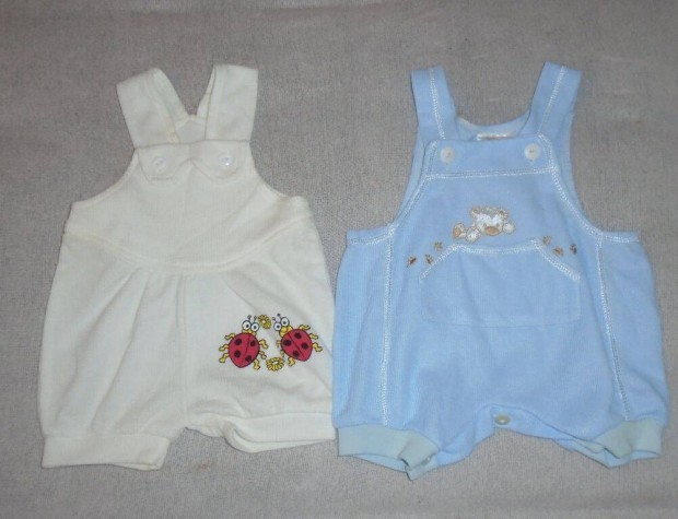 2 darab napoz� kisbab�nak kb. 62-es m�retben