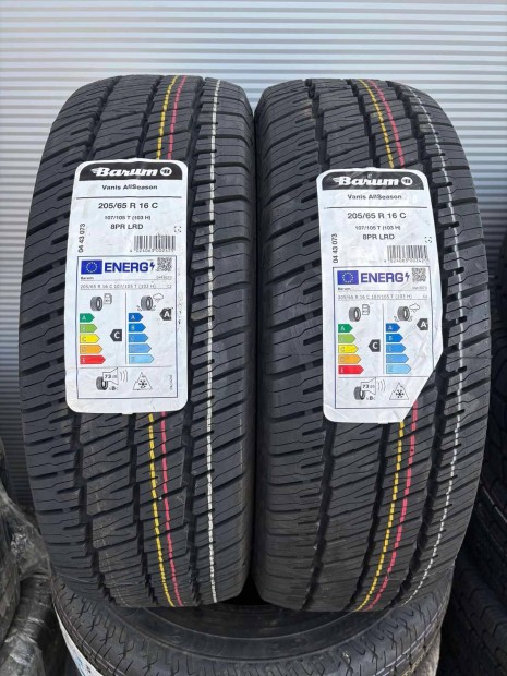 2 db 205/65R16C 205/65 R16C új Barum négyévszakos 4s gumi ÁR/db Dot24