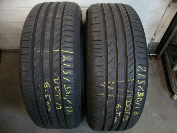 2 db 215/50R18 Continental Contisportcontact AO nyri gumi