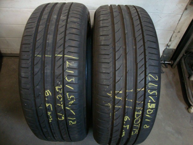 2 db 215/50R18 Continental Contisportcontact AO nyri gumi