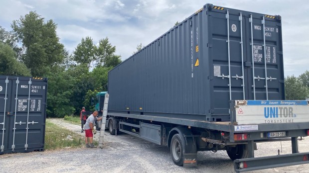 2 db 40 labas uj kontener elado Budapesten