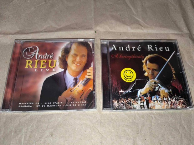 2 db Andr Rieu CD - Live + Keringkirly