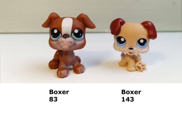 2 db Boxer kutya LPS figura