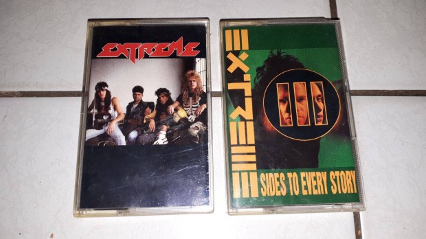 2 db Extreme hard-rock műsoros magnó kazetta, MC