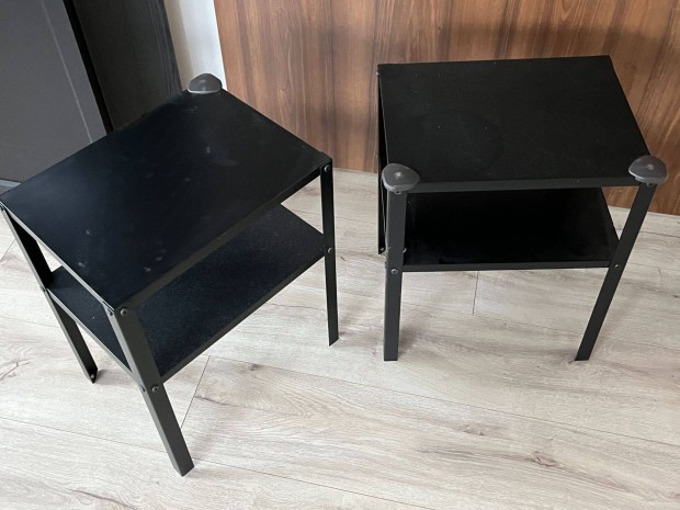 2 db IKEA jjeliszekrny, fekete, 37x28 cm fm sztszerelhet szekrny