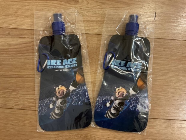 2 db J�gkorszak mint�s, 480ml �sszehajthat� vizes palack, karabinerrel