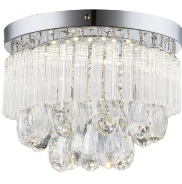 2 db Led mennyezeti akril kristály lámpa