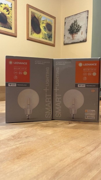 2 db Ledvance Smart+ Filament Globe 125 60 1 db rrt!