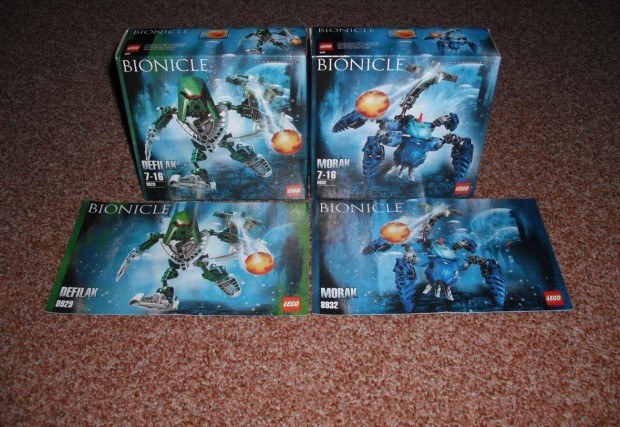 2 db Lego Bionicle figura elad