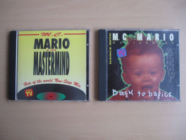 2 db M.C. Mario Mastermind disco vlogats CD (1993 s '94)