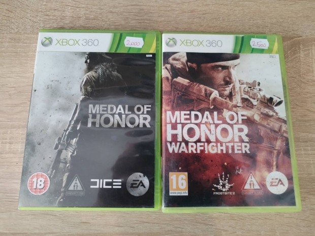 2 db Medal of Honor Xbox 360 jtk 