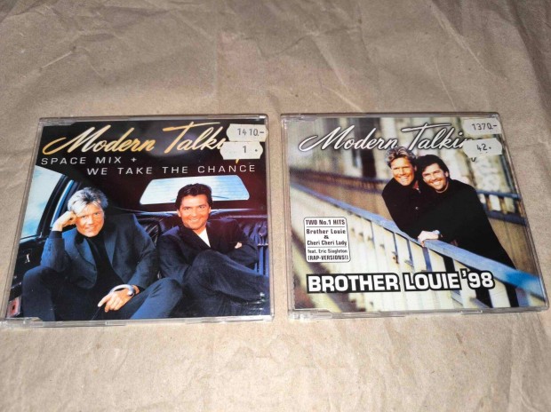 2 db Modern Talking CD - Brother Louie '98 + Space Mix