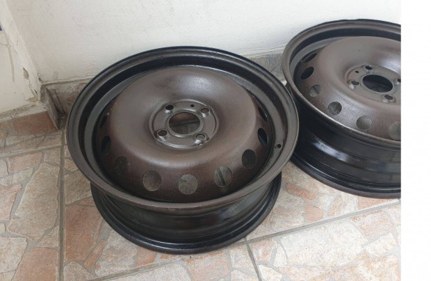 2 db Renault gyári lemezfelni 4x100 5,5Jx15 ET43 méretben