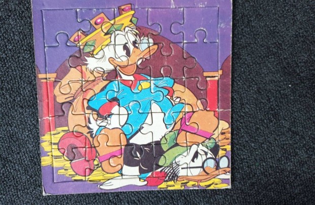 2 db Retro Donald kacsa kirak, puzzle a 1980-as vekbl