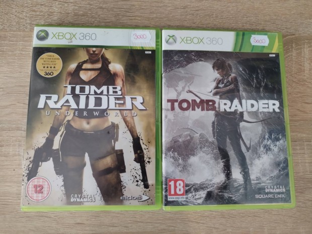 2 db Tomb Raider Xbox 360 jtk 