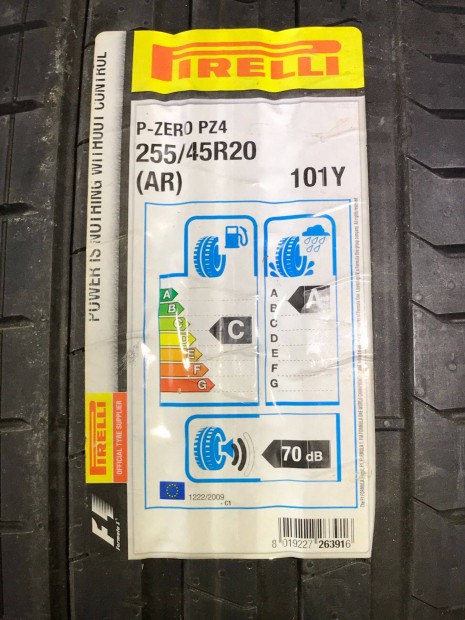 2 db Új Pirelli Pzero AR - 255/45 R20 101Y nyári gumi
