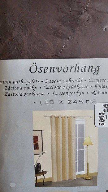 2 db Új sötétítö függöny - ingyen szállítás