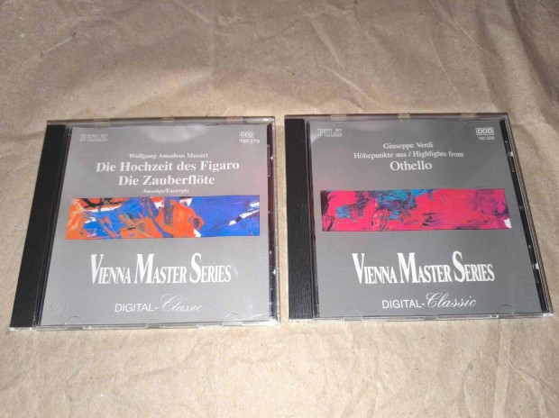 2 db Vienna Master Series CD - Mozart + Verdi