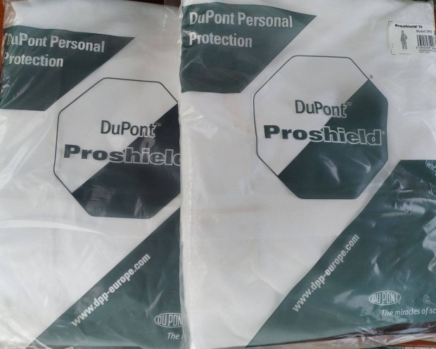 2 db XL Dupont Proshield overál, nyusziruha, védőruha féláron