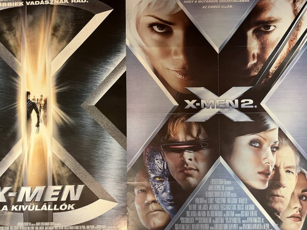 2 db X-Men mozi film plakt