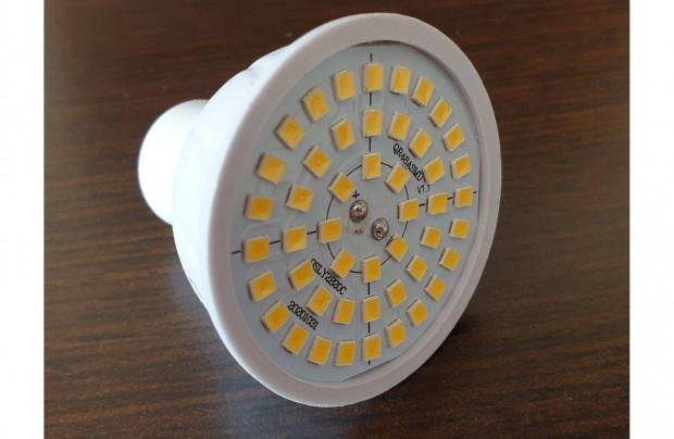 2 db. vadonatj GU10 220V 48 LED spot g 5W - melegfehr