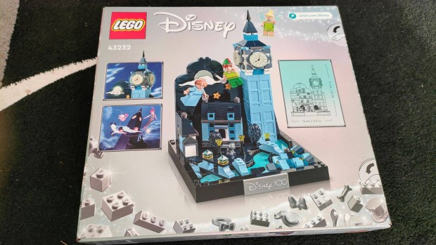 2 db bontatlan Disney LEGO 43232 Pán Péter Wendy repülése London