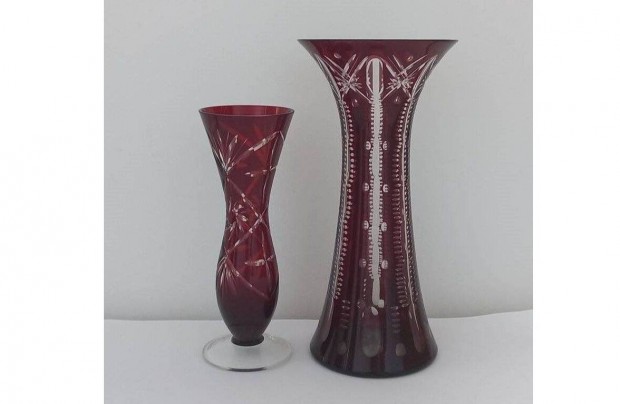 2 db bord kristly vza (20 s 26 cm magas )