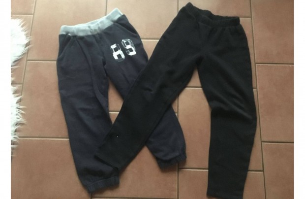 2 db fekete nadrg egytt! 128-134
