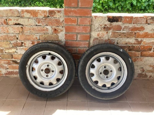 2 db felni + gumi / 155/65R14 gumiabroncs