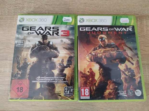 2 db gears of War Xbox 360 jtk 