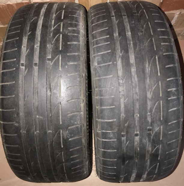 2 db használt Bridgestone Potenza S001 RFT - 225/40 R19 89Y nyári gumi