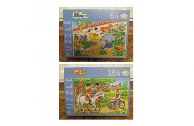 2 db hinytalan Bibi s Tina puzzle 64 s 184 db-os