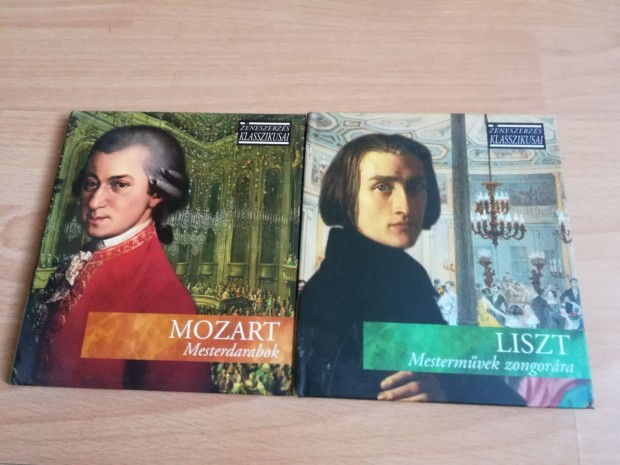 2 db komolyzenei cd Mozart s Liszt egytt 1000 Ft