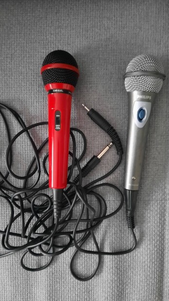 2 db mikrofon (Udm-606L, Philips) jack dugs