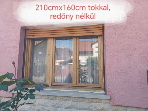 2 db nagy fa ablak tokkal 35000 Ft/db