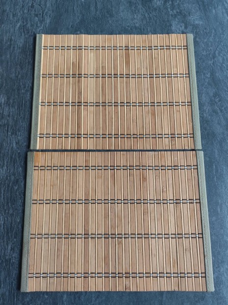 2 db-os bambusz tányéralátét (33x45 cm) csomag